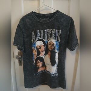Aaliyah Shirt Vintage 90s Y2k R&B Music Band Merch Original Top Women Men Unisex